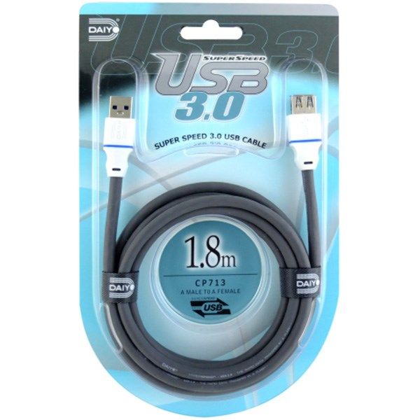 کابل افزایش طول USB 3.0 دایو با اندازه 1.8 متر مدل CP713